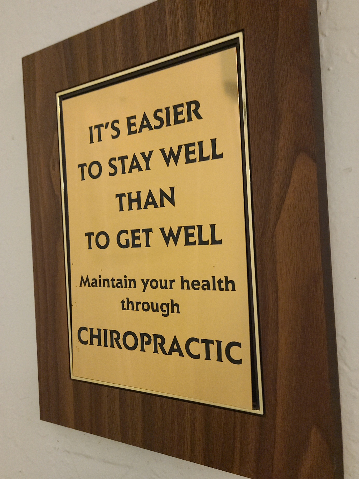 12×9.5 inch hanging plaque