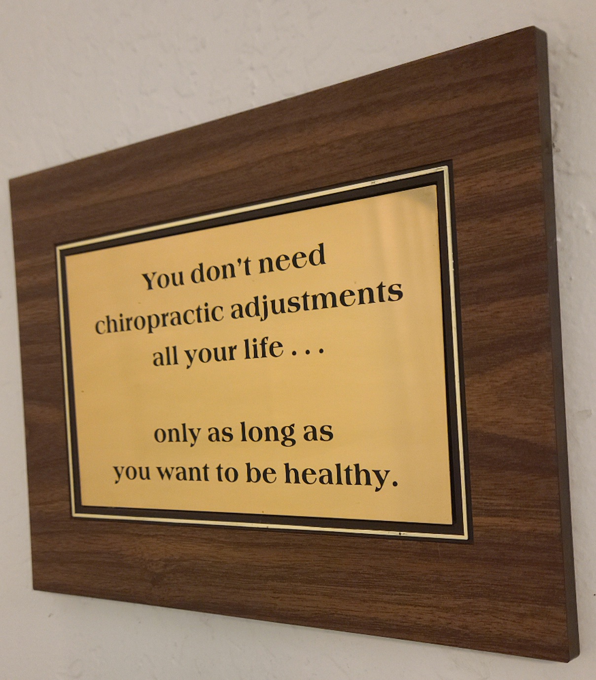 12×9.5 inch hanging plaque