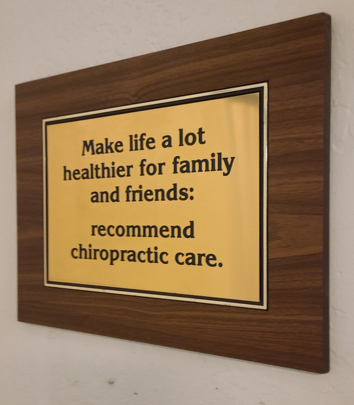 12×9.5 inch hanging plaque