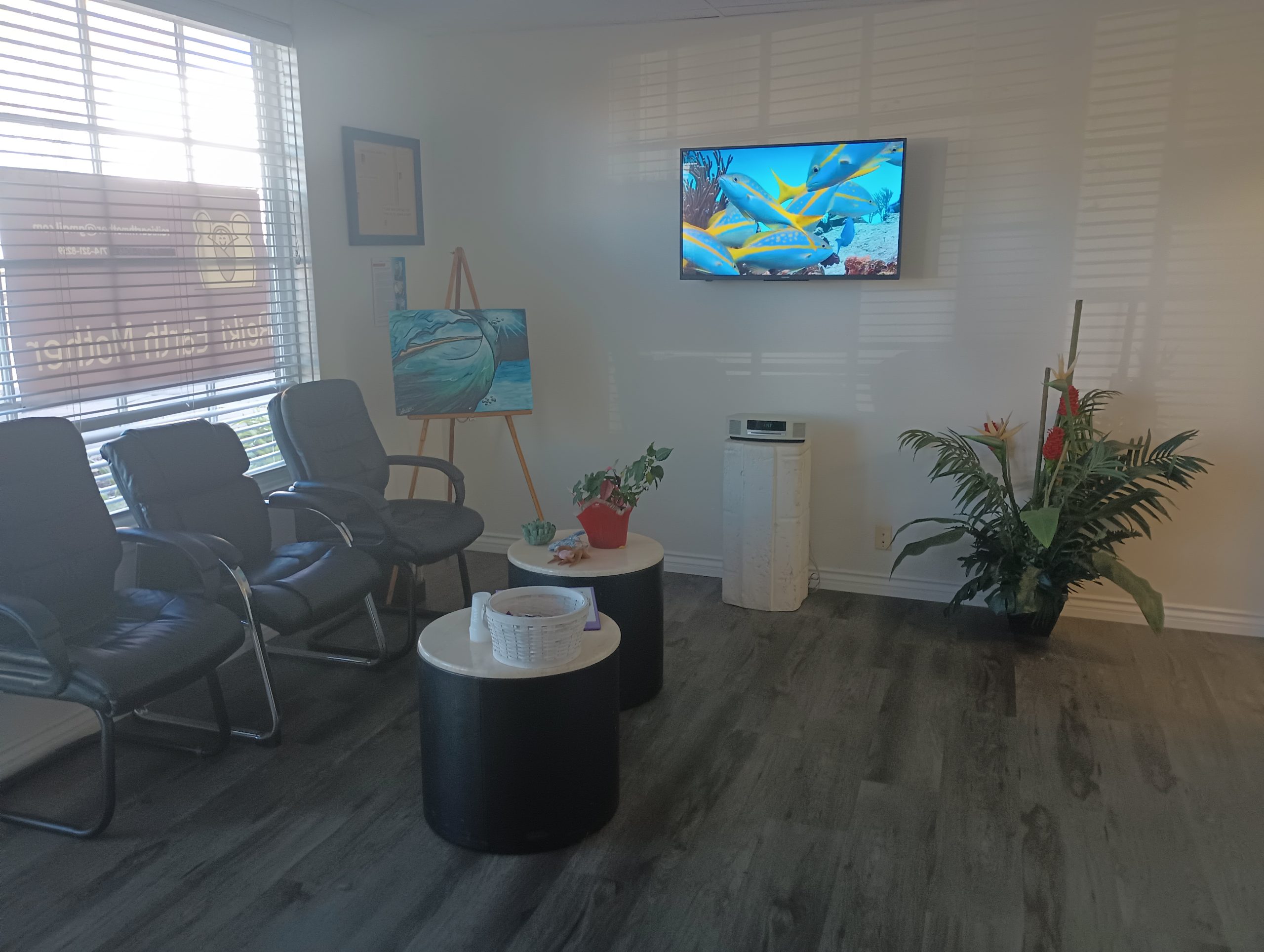 Big room in beautiful office.