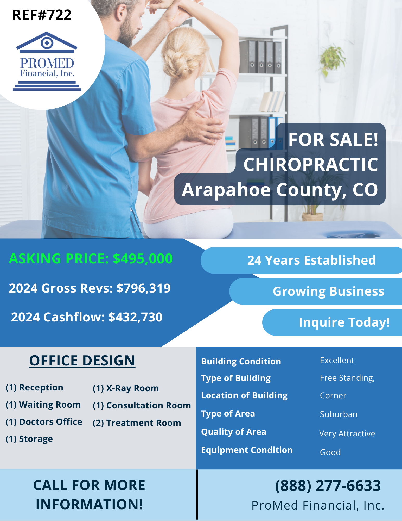 Profitable Chiropractic FOR SALE!