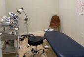 busy front street Medical office.