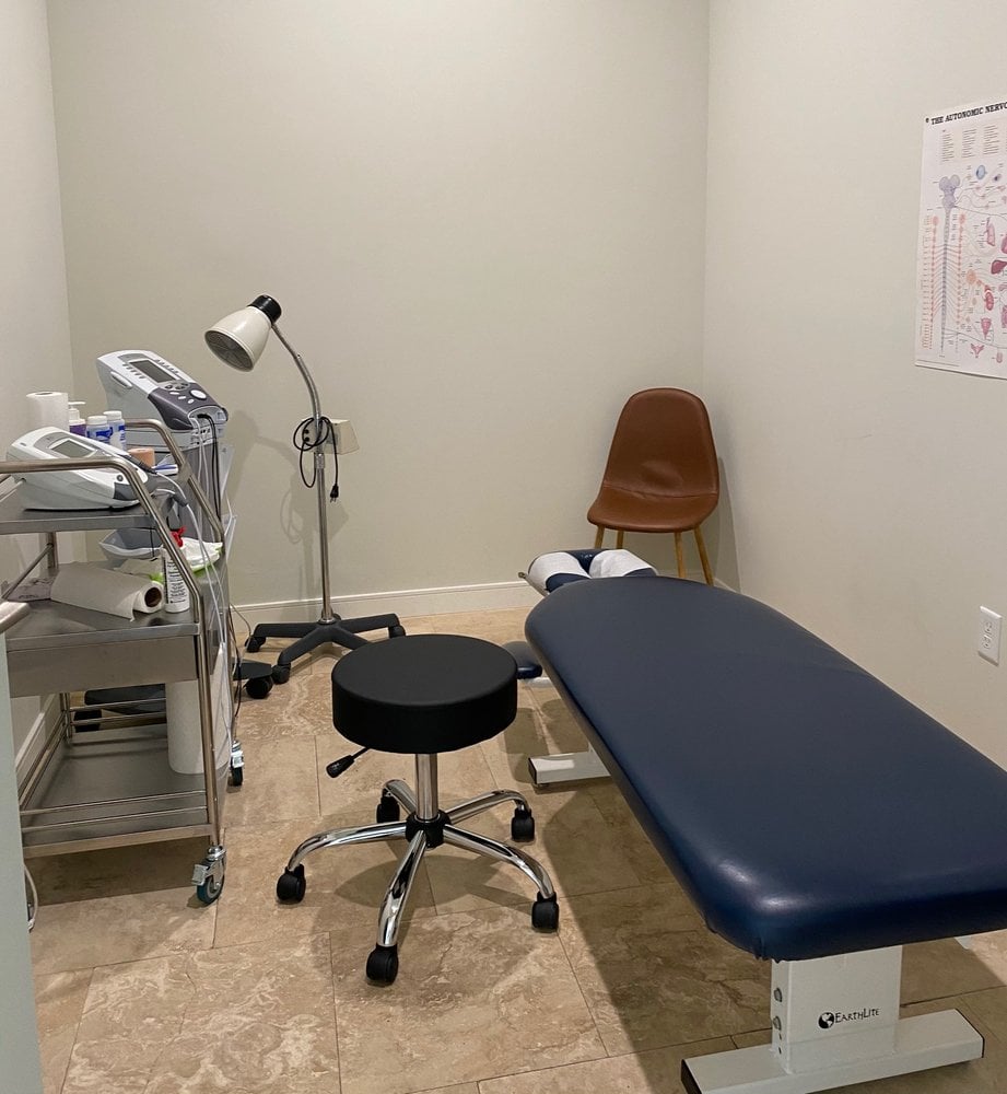 busy front street Medical office.